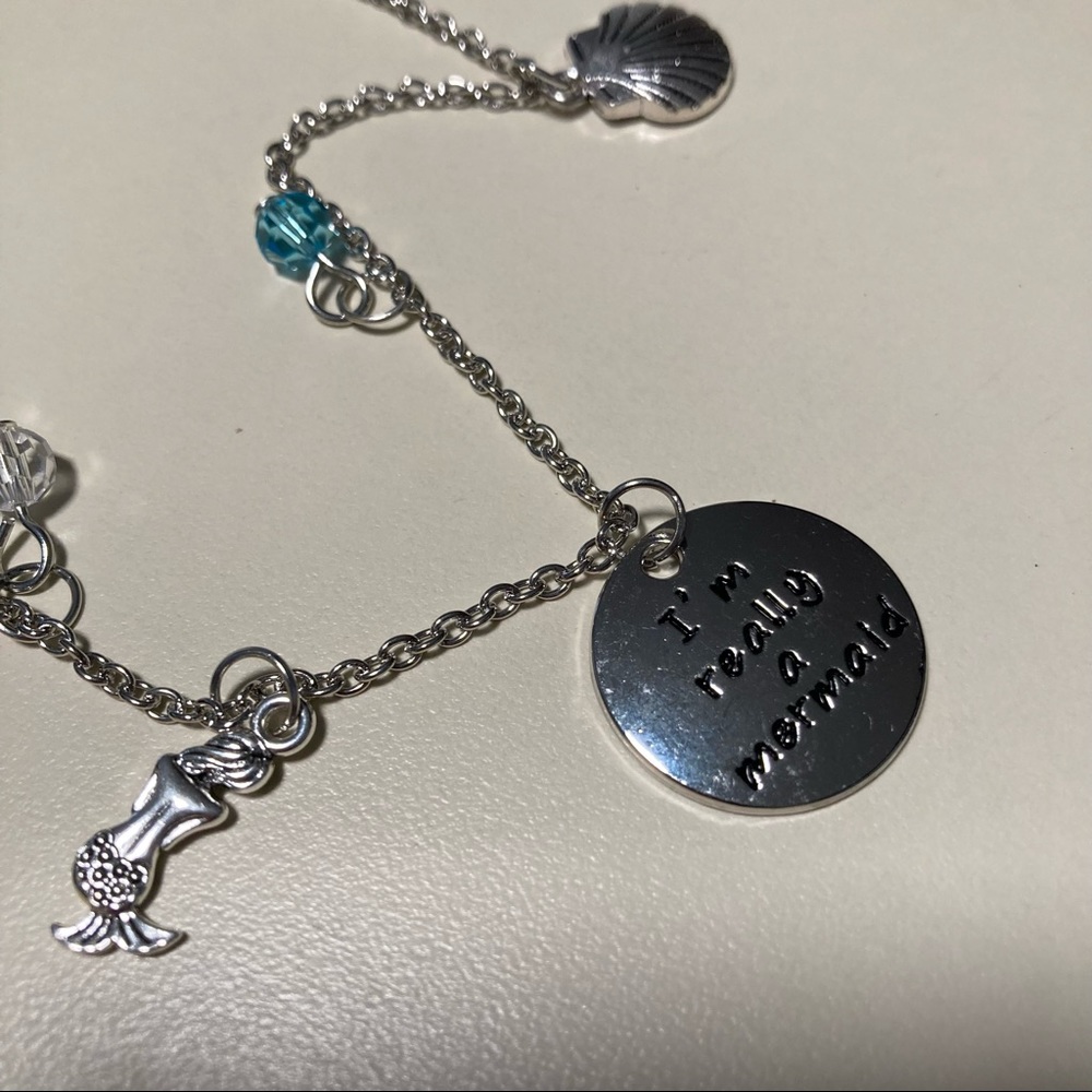 I’m really a mermaid Necklace New Seashell Charm